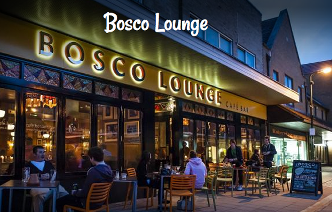 View of exterior of Bosco Lounge
